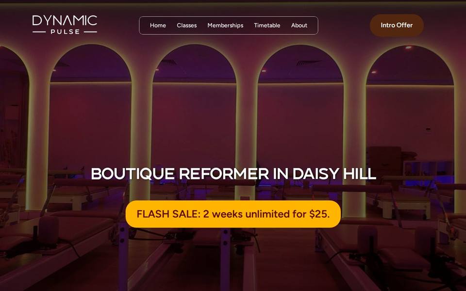 Dynamic Pulse website
