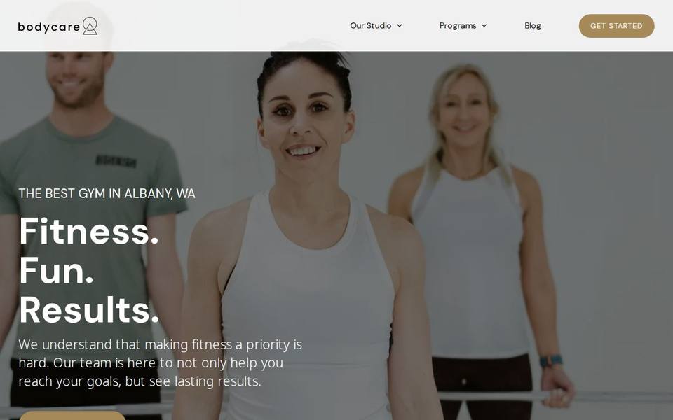 BodyCare Health Club website