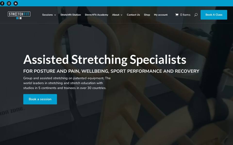 stretchfit studio website