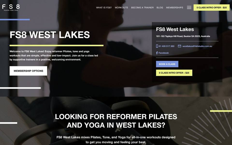 FS8 West Lakes website