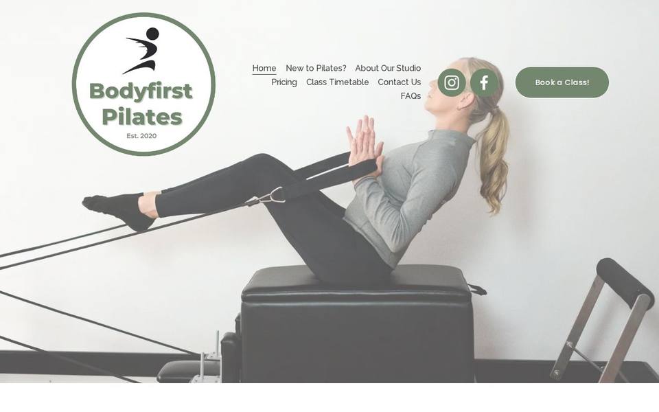 Bodyfirst Pilates website