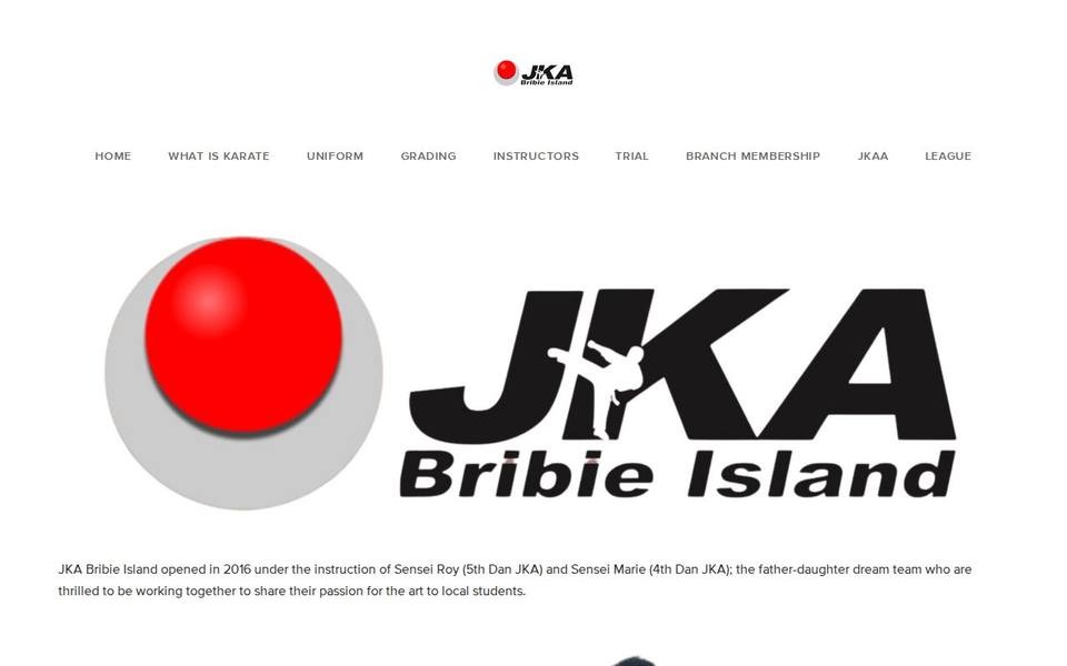 JKA Bribie Island website