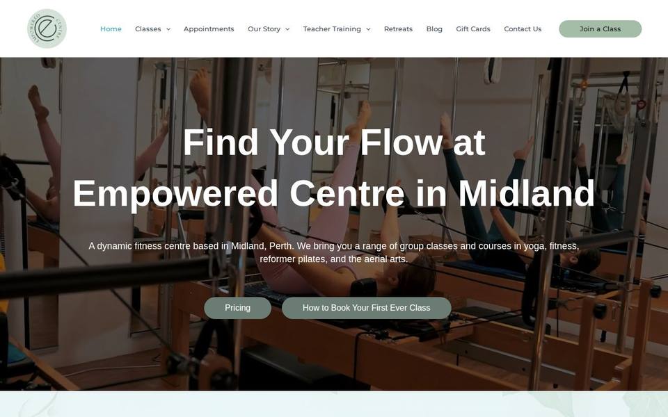 Empowered Centre website