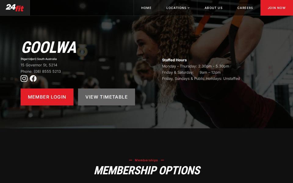24fit Goolwa website