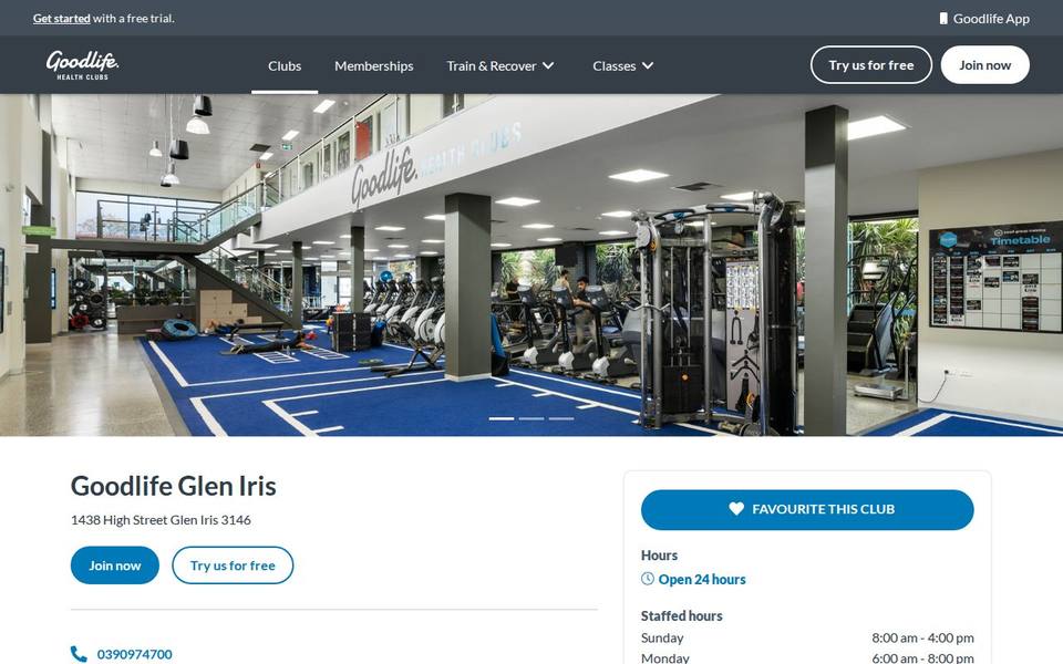 Glen Iris website