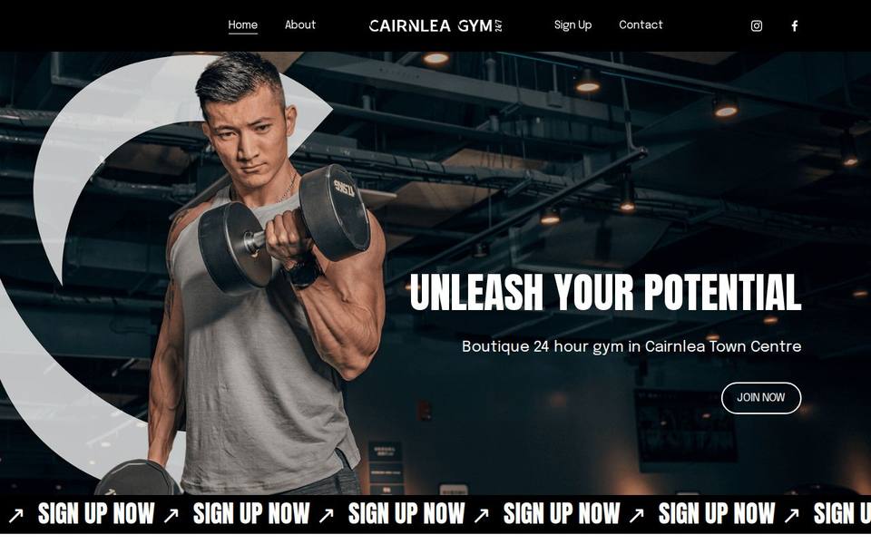 Cairnlea Gym 24/7 website