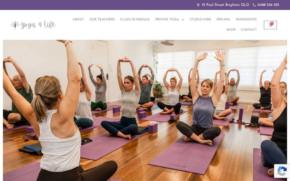 Yoga 4 Life website