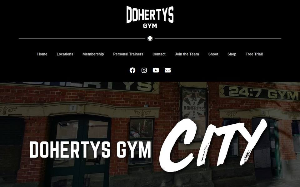 Doherty's Gym City website