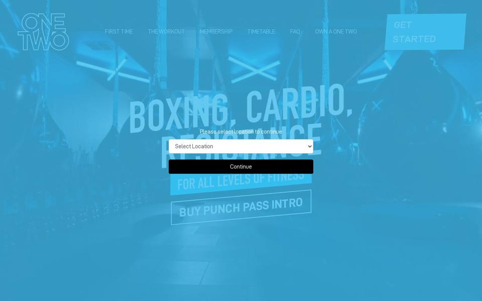 ONE TWO Boxing Armadale website