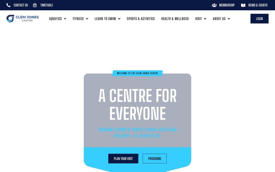 Clem Jones Centre website