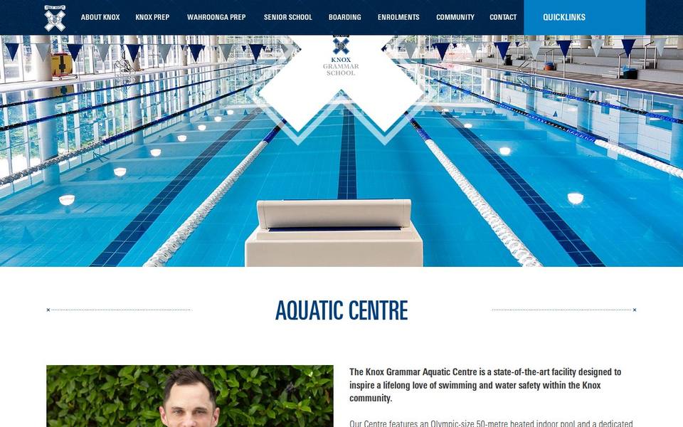 Knox Aquatic Centre website