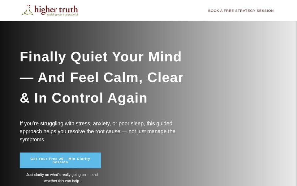 Higher Truth Meditation website