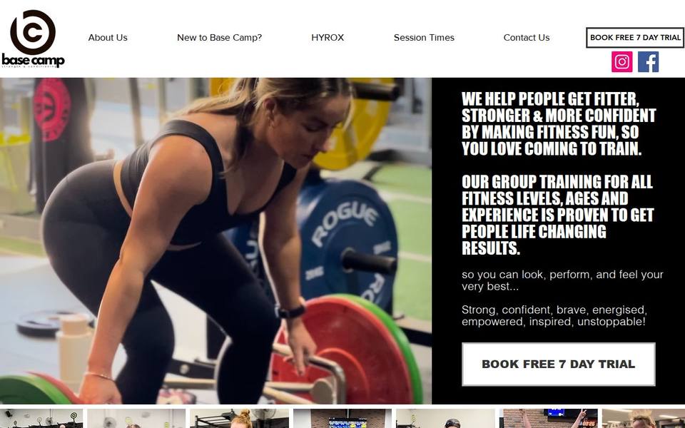 Base Camp Strength & Conditioning website