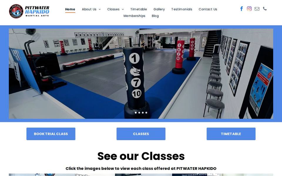 Pittwater Hapkido Club website