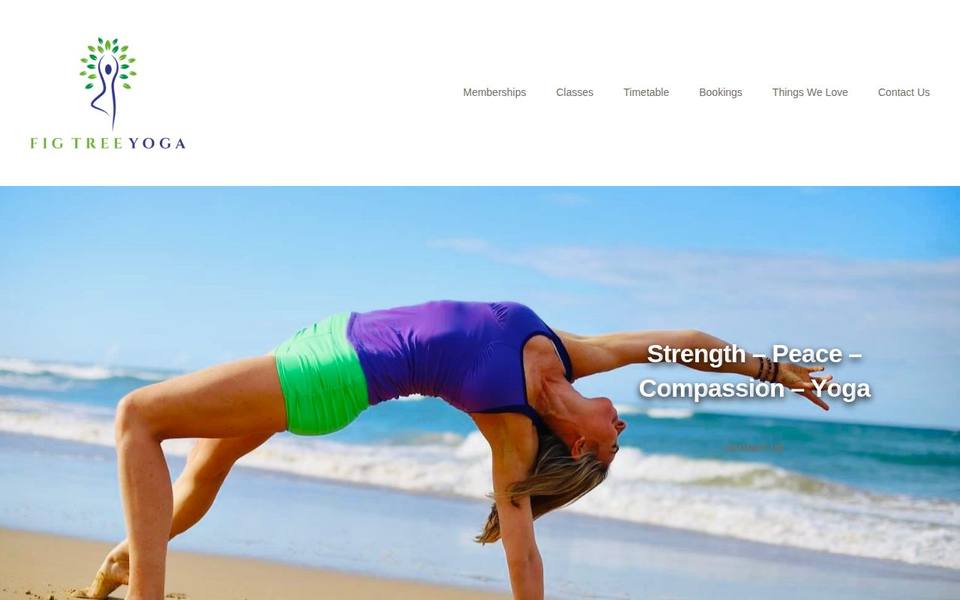 Fig Tree Yoga website