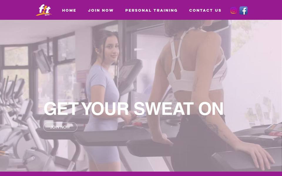 Fit Gym website