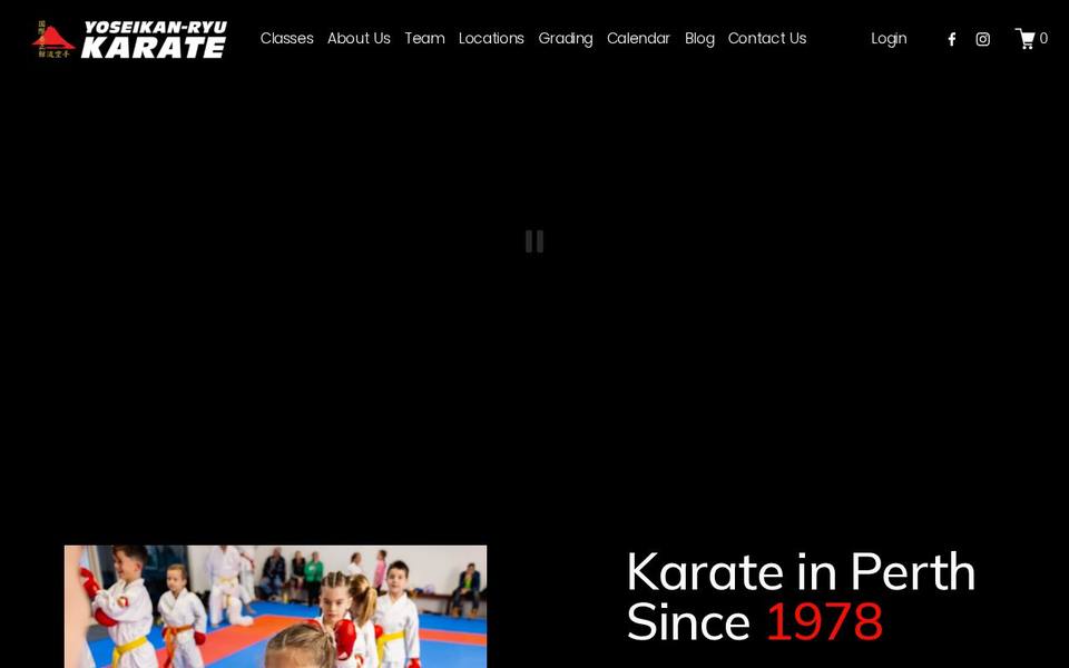 Yoseikan-Ryu Karate website