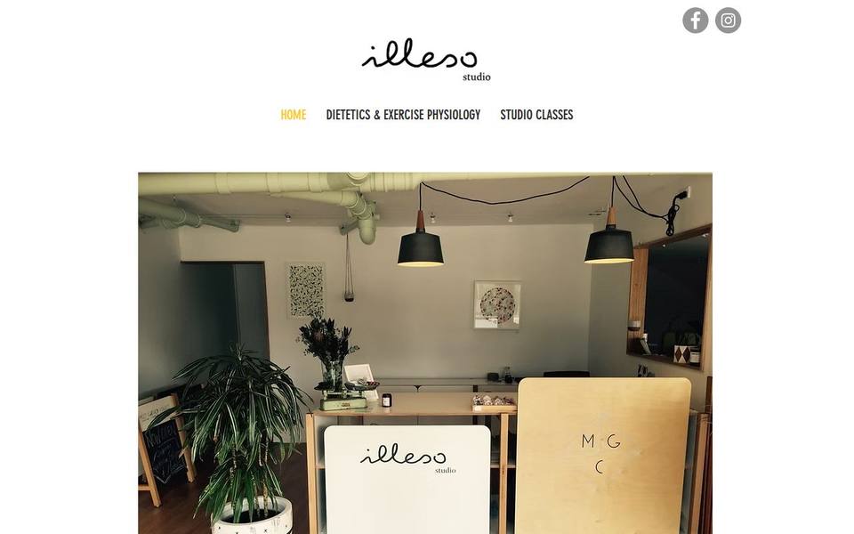 Illeso Studio website