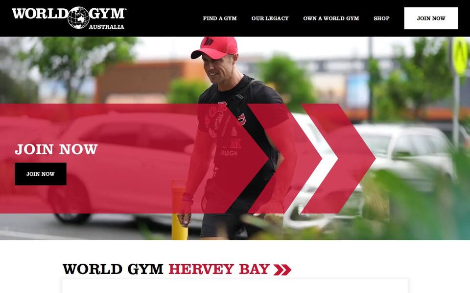 World Gym ['Hervey Bay'] website