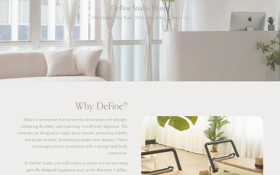 Define Studio website