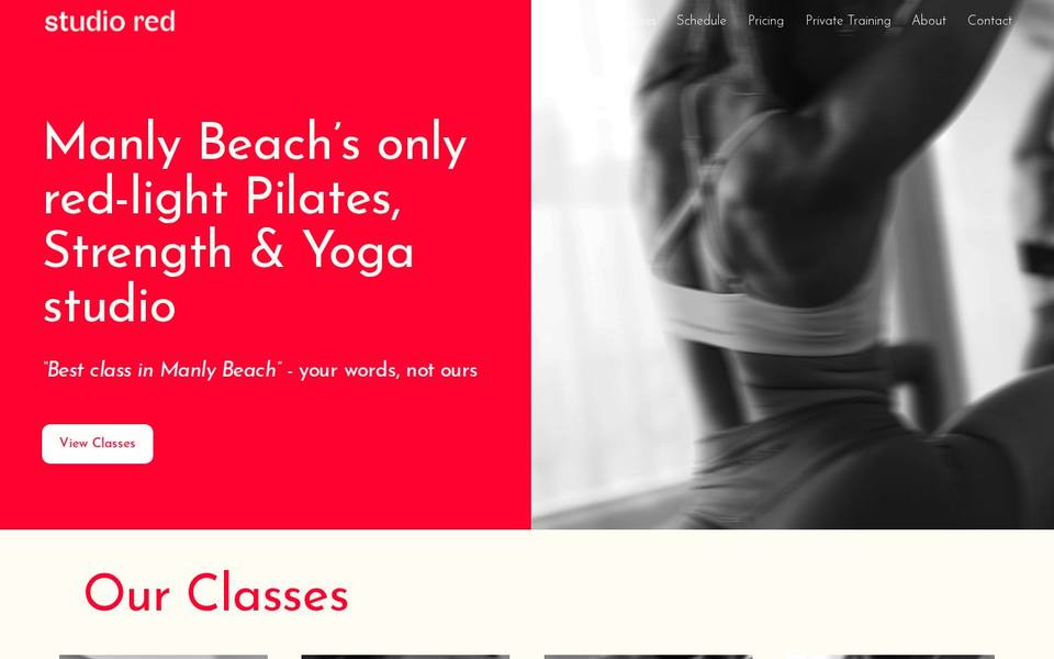 Studio red website