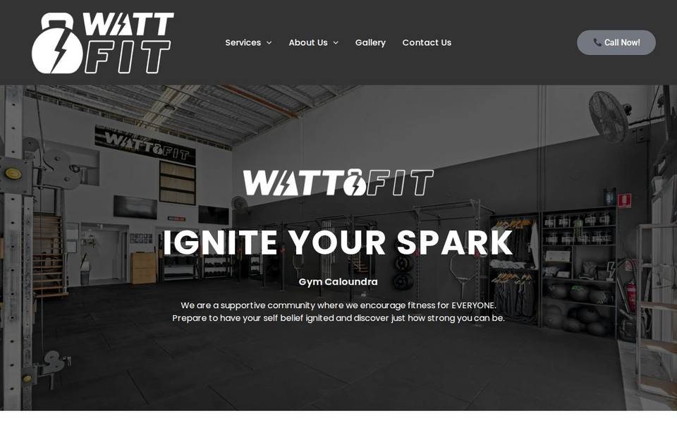 WattFit Caloundra website