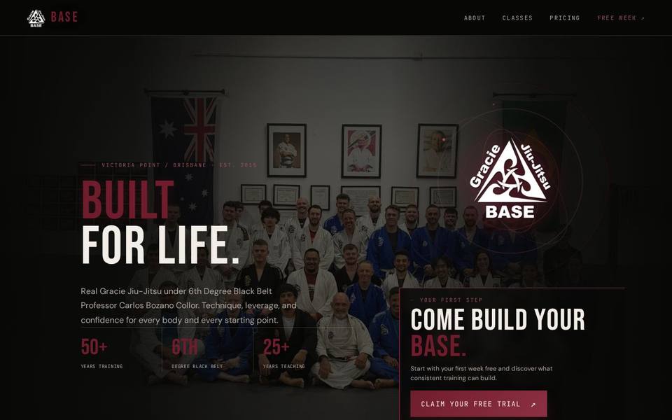 Base Gracie Jiu -Jitsu website
