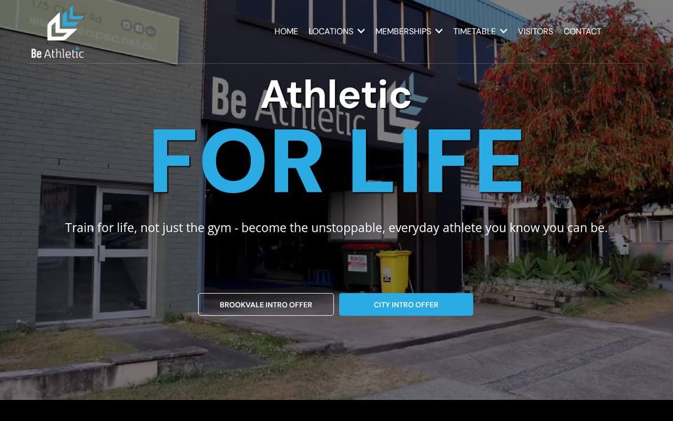 Be Athletic website
