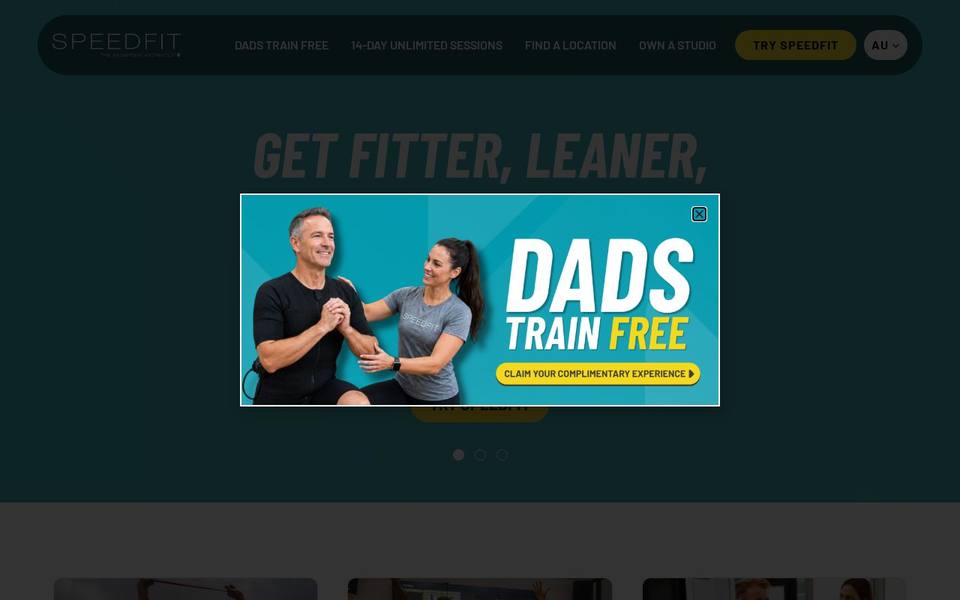 SpeedFit Prahran website