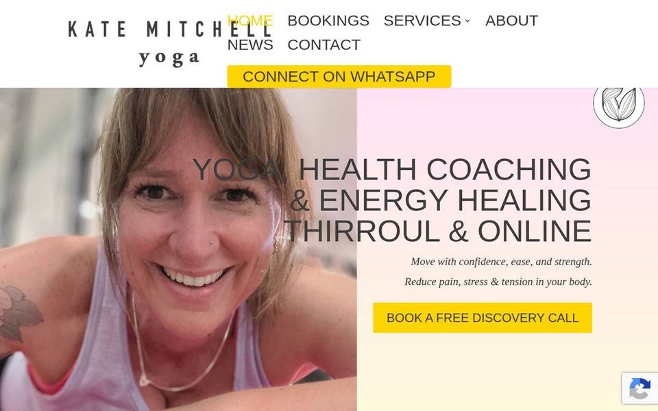 Kate Mitchell Yoga website