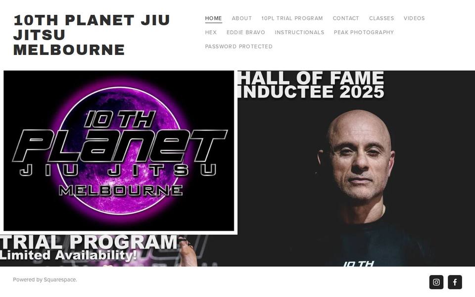 10th Planet Jiu Jitsu Melbourne website