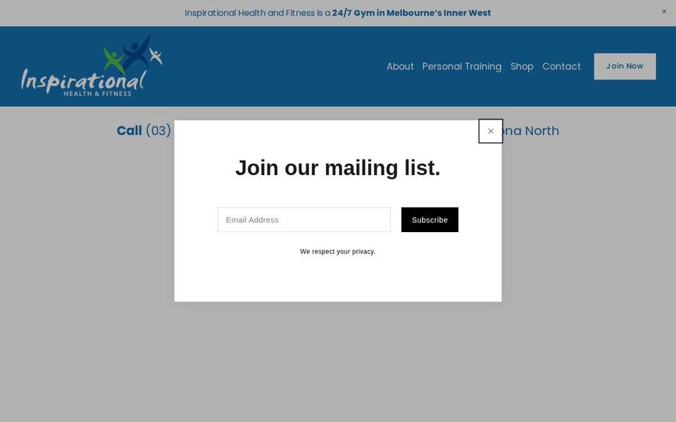 Inspirational Health & Fitness website