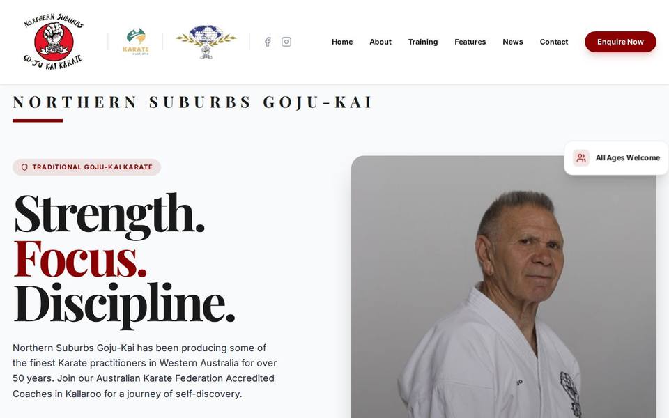 Brian Mackie's Goju-Kai Karate website