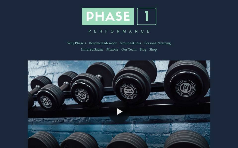 Phase 1 Performance website