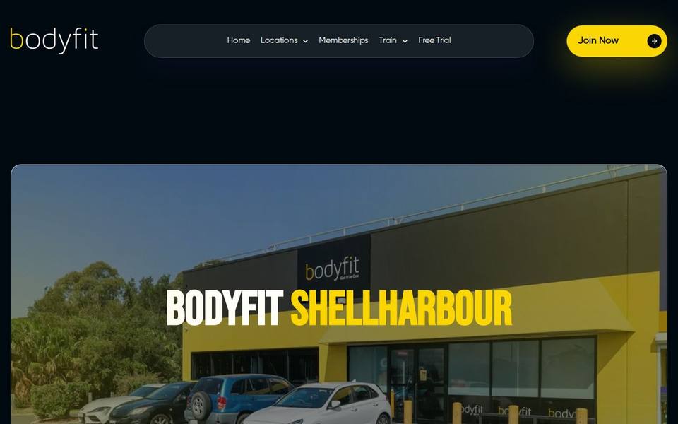 Bodyfit Shellharbour website