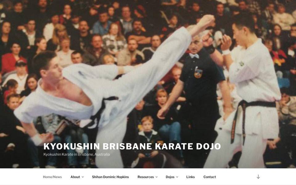 Kyokushin Brisbane Dojo website