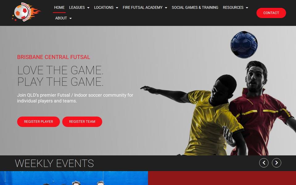 Brisbane Central Futsal website