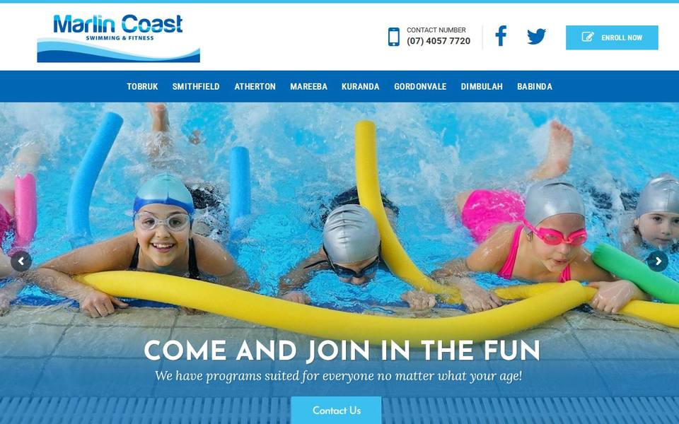 Atherton Aquatic Centre website