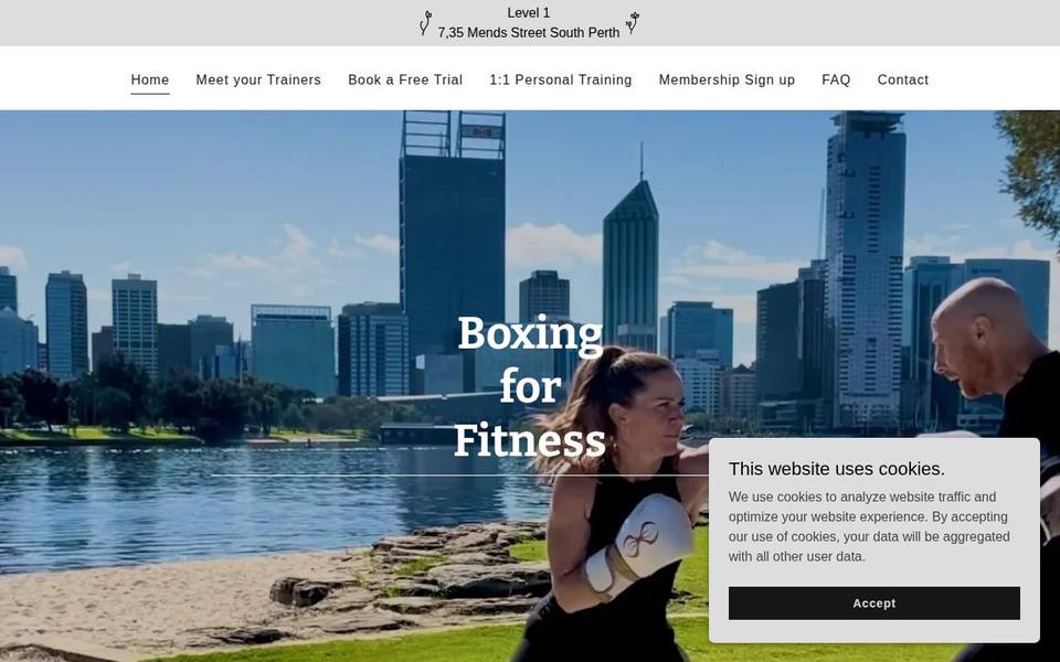 Cassie Richards Boxing and Fitness website