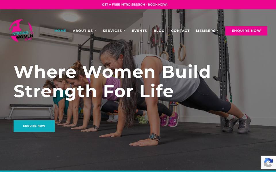 Strong Women Can website