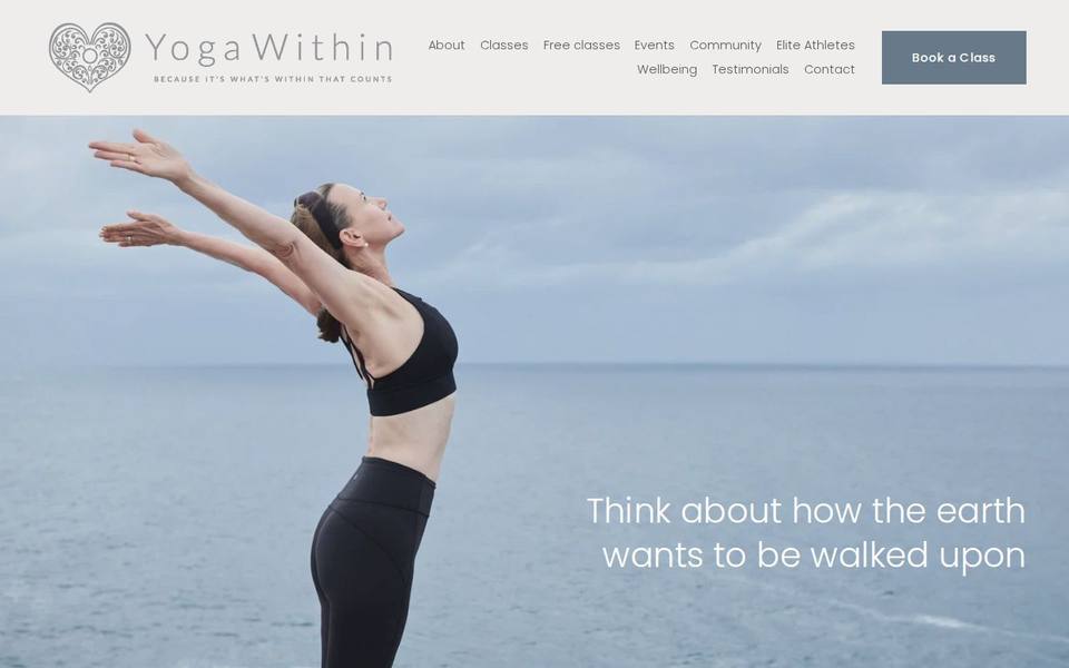 Yoga Within website