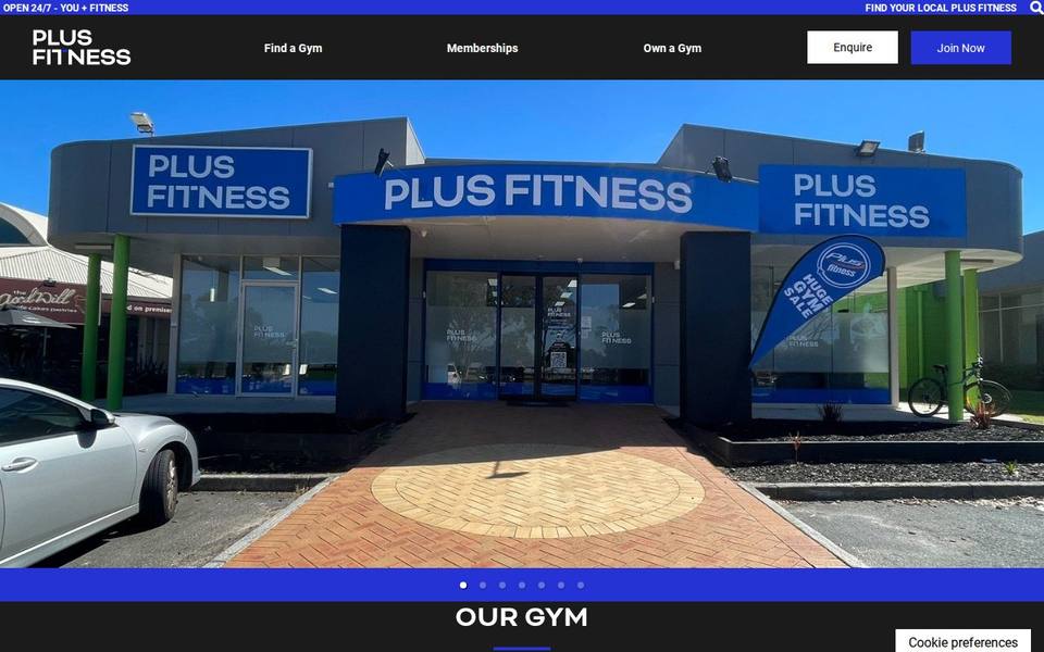 Plus Fitness Endeavour Hills website
