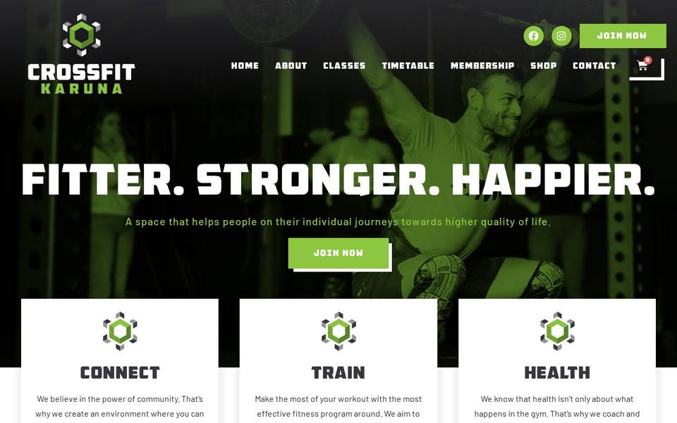 CrossFit Karuna website