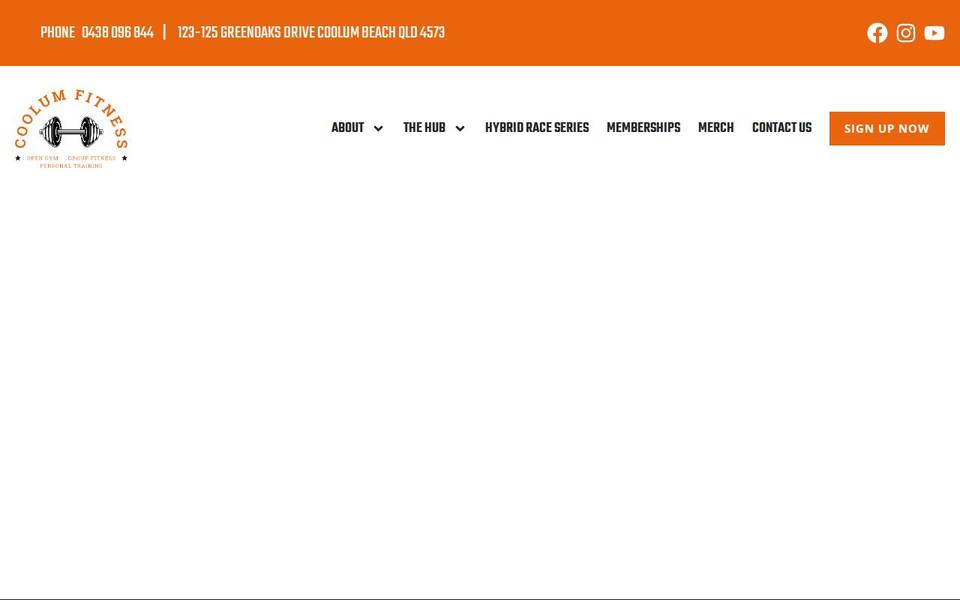 Coolum Fitness website