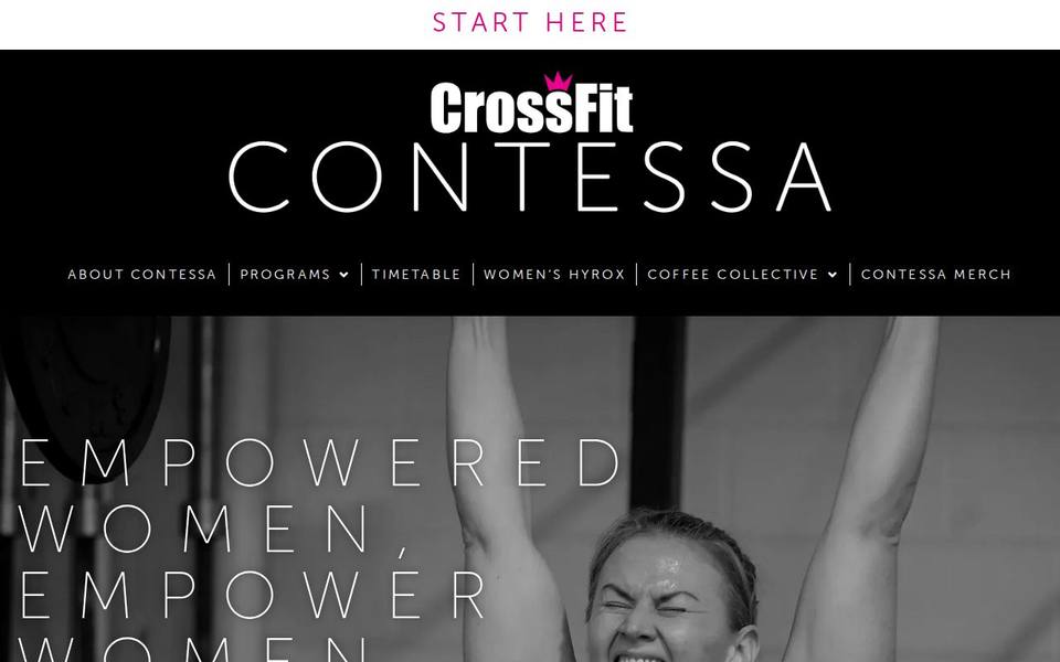 CrossFit Contessa website