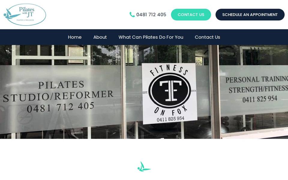 Pilates & Wellness with JT website