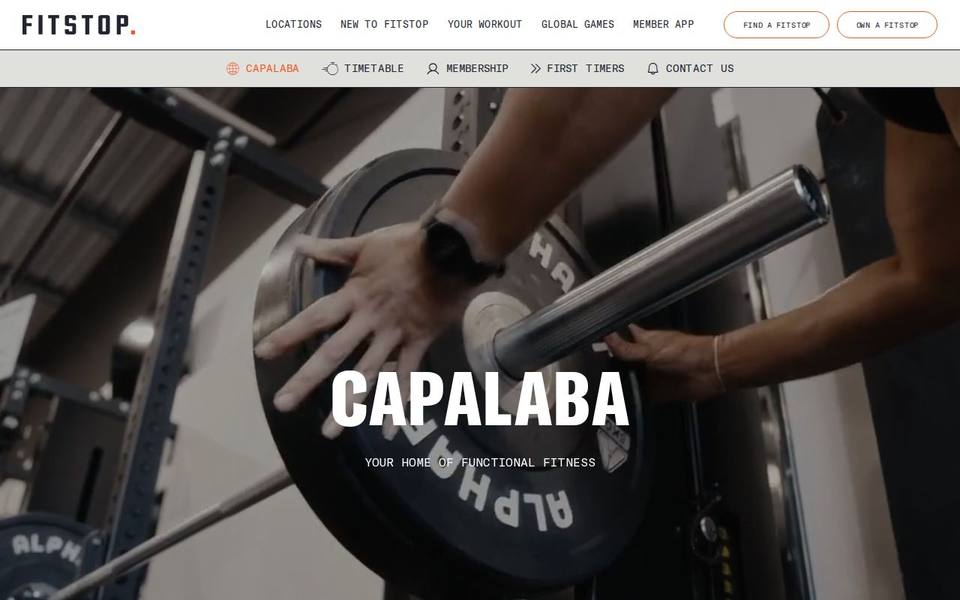 Fitstop Capalaba website