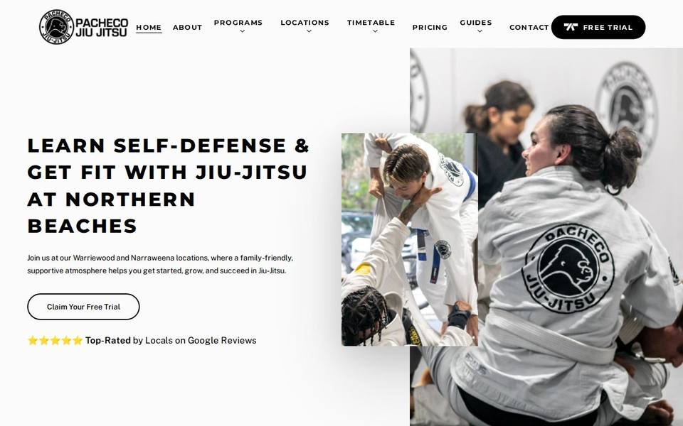 Pacheco Jiu-Jitsu website