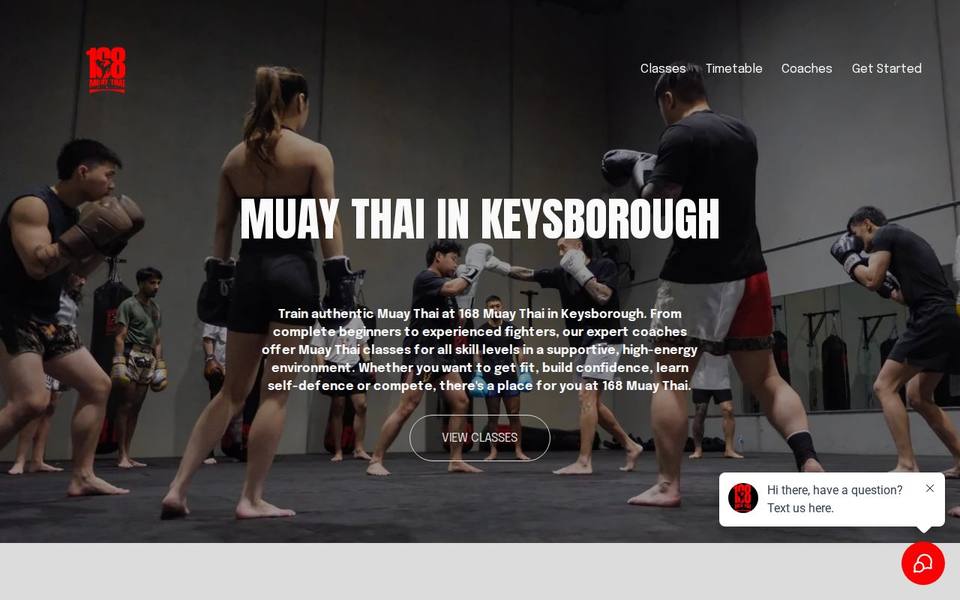168 Muay Thai website