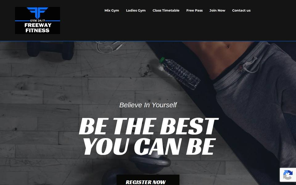 Freeway Fitness website